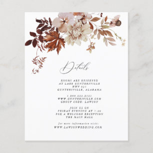 Fall Details Card Budget