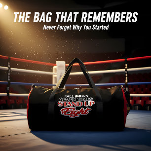 Fall Down Seven Stand Up Eight Duffle Bag