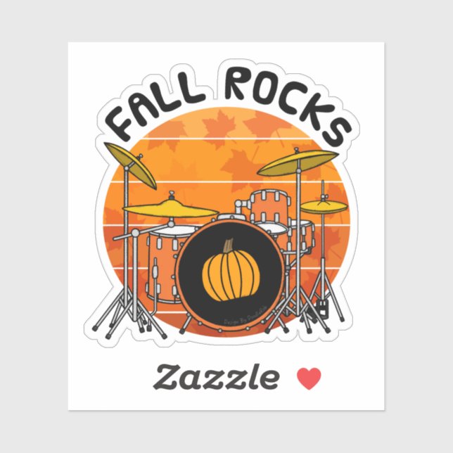Fall Drums Drummer Musician Autumn Thanksgiving (Sheet)