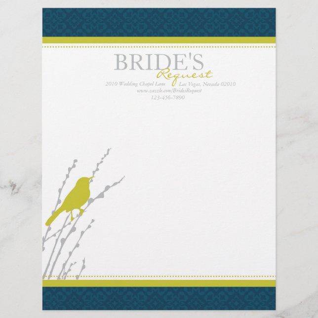 Fall elegance Letter Head Letterhead Design (Front)