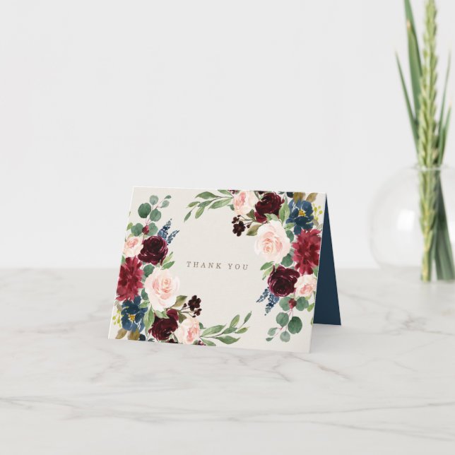 Fall Elegance Thank You Card (Front)