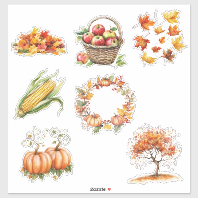 Fall Elements Sticker Sheet (Sheet)
