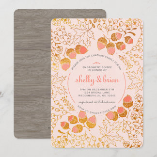 Fall Engagement Invitation