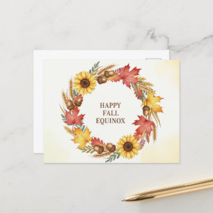 Fall Equinox  Postcard
