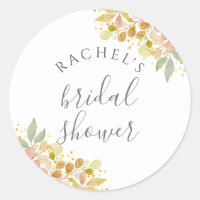 Fall Eucalyptus Branches & Leaves Bridal Shower