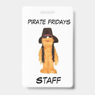 Fall Falldom Staff ID Badge