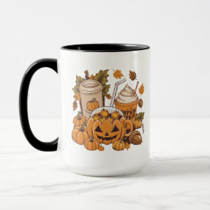 Fall Family Halloween Thanksgiving Cute Autumn Mug