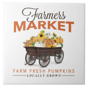 FALL FARMERS MARKET TILE