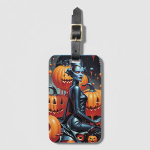 Fall Fashion's Weekend Witch Queen Luggage Tag