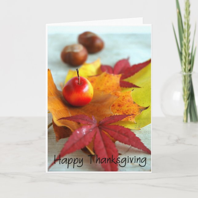Fall Feelings Holiday Card (Front)