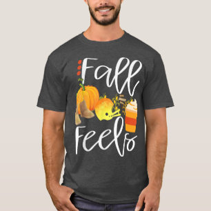 Fall feels halloween thanksgiving cute autumn pump T-Shirt