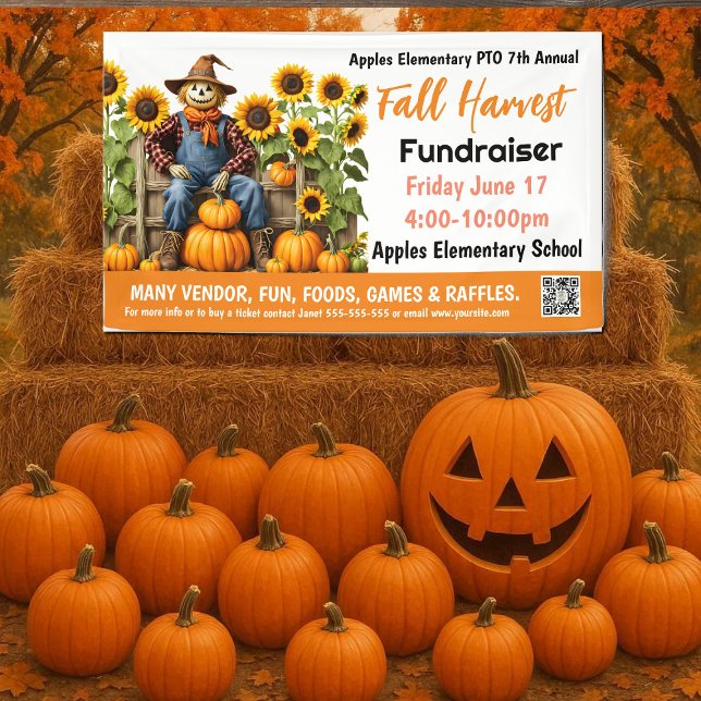 Fall Festival Fundraiser Banner | PTO PTA Church  (Creator Uploaded)