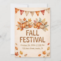 Fall Festival Invitation