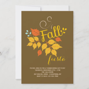 Fall Fiesta Invitation
