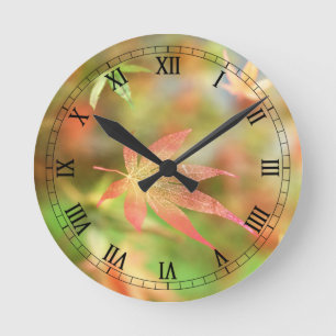 Fall Filigree Clock