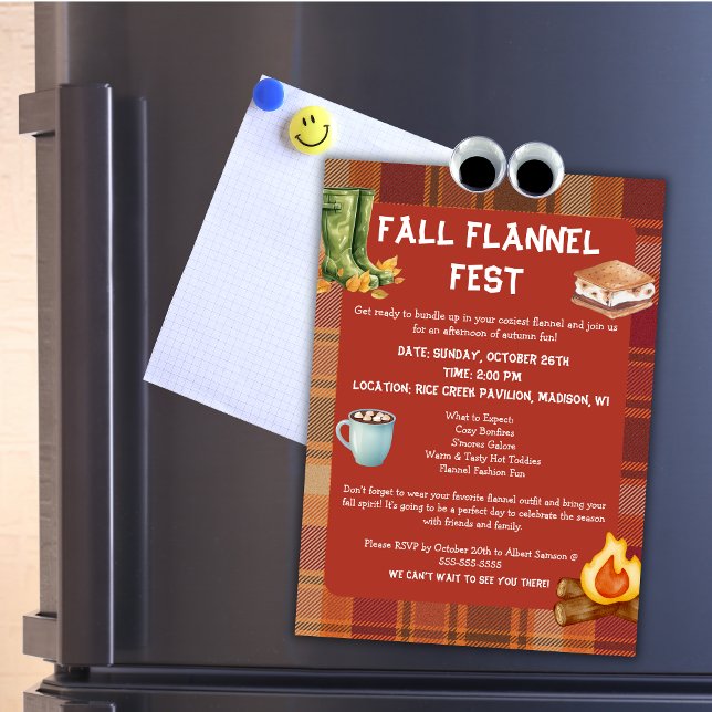 Fall Flannel Fest Invitation (Creator Uploaded)