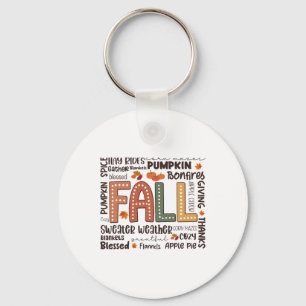 Fall Flannels Pumpkin Season Fall Vibes Autumn Tha Key Ring