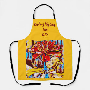 Fall Floral Apron