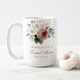 Fall Floral Bridal Shower Mug – Personalized Gift
