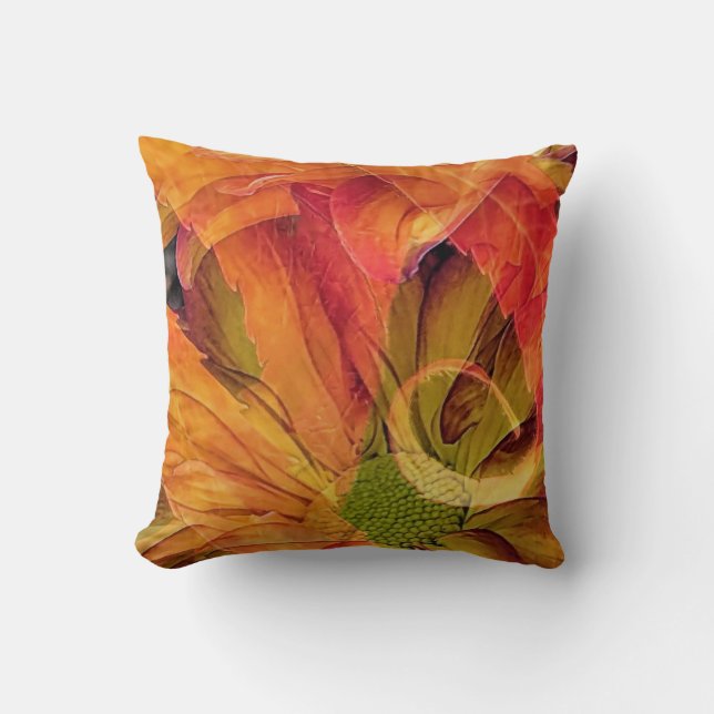 Fall floral composite cushion (Front)