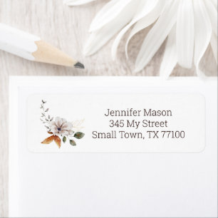 Fall Floral Cottage Magnolia Thanksgiving Address