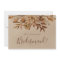 Fall Floral Foliage Will You Be My Bridesmaid