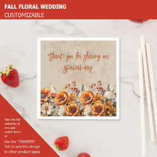 FALL FLORAL NAPKIN