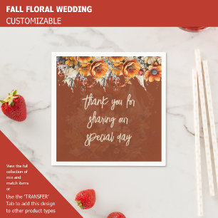 FALL FLORAL NAPKIN