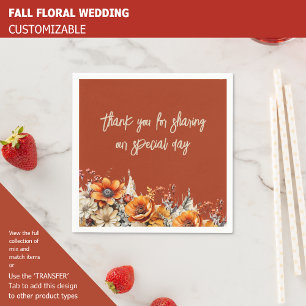 FALL FLORAL NAPKIN