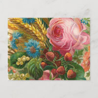 "Fall Flower Harvest" Vintage