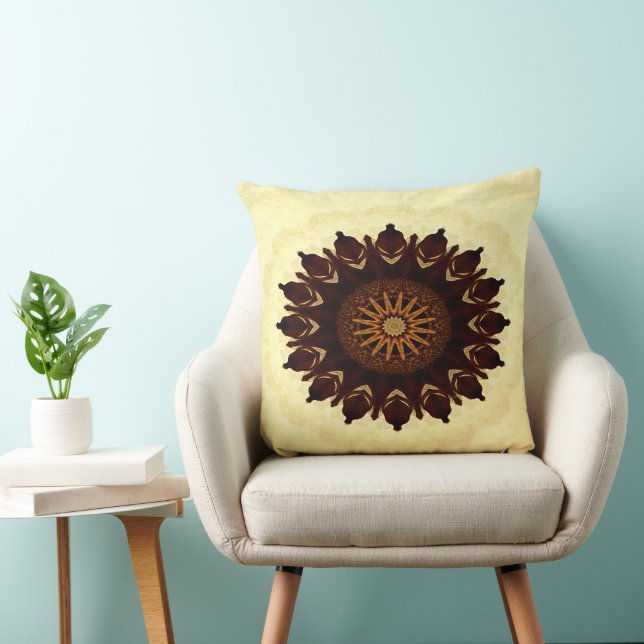 Fall Flower Mandala..... Cushion (Chair)
