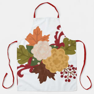 Fall Flowers Apron