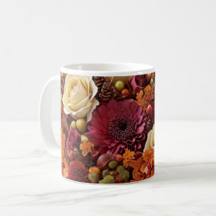 Fall Flowers Coffee Mug