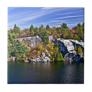 Fall Foliage around Lake Minnewaska Tile