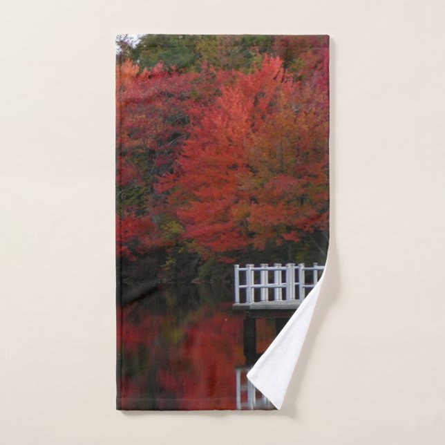 Fall Foliage Bath Towel Set (Hand Towel)