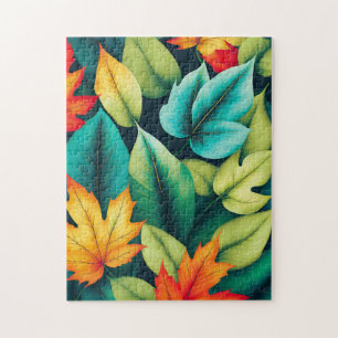 Fall Foliage Colourful Leaves Jigsaw Puzzle