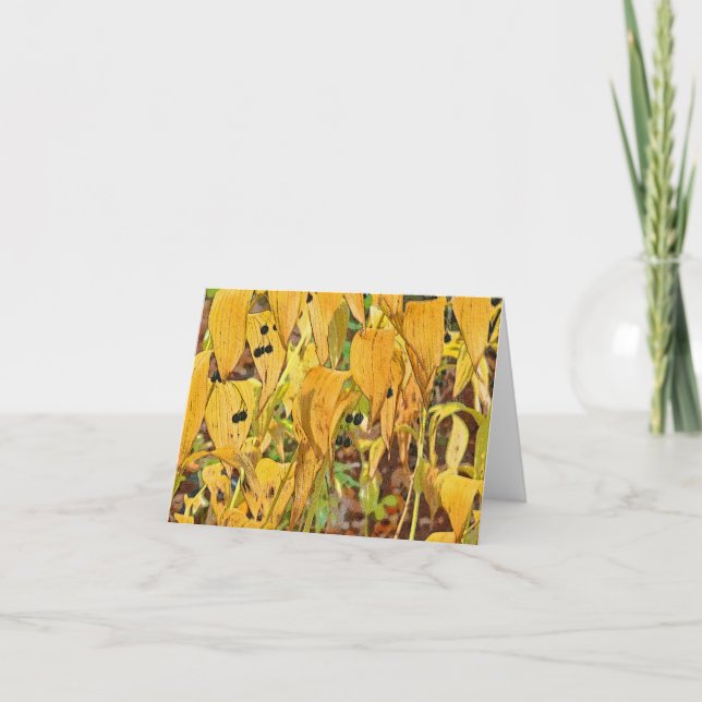 "FALL FOLIAGE" (DIGITAL MANIP. PHOTO) CARD (Front)