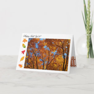 Fall Foliage / Golden Yellow / Happy Fall Y'all Card