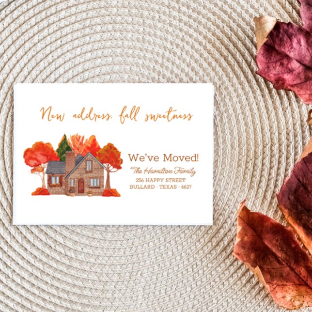  Fall Foliage Homestead New Address Moving Announcement (Creator Uploaded)