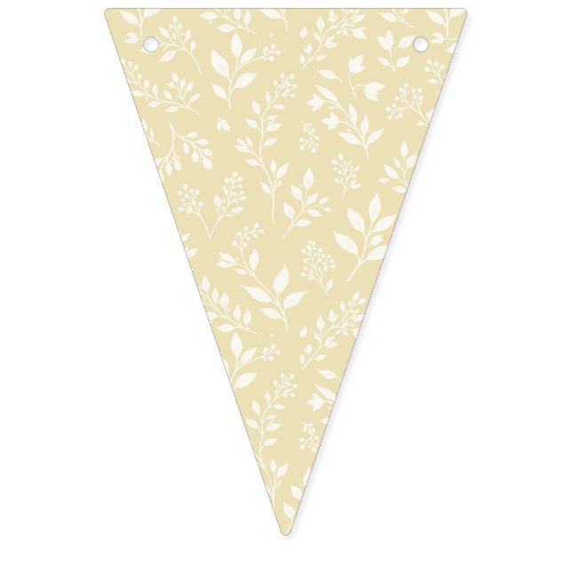 Fall Foliage Neutral - Golden Wheat Bunting (First Flag)