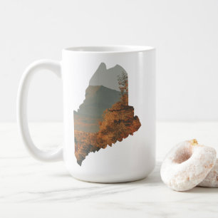 Fall Foliage on Katahdin in Maine Coffee Mug