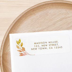 Fall Foliage Return Address