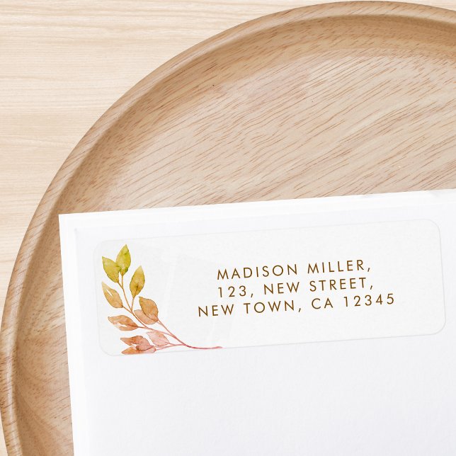 Fall Foliage Return Address  (Creator Uploaded)