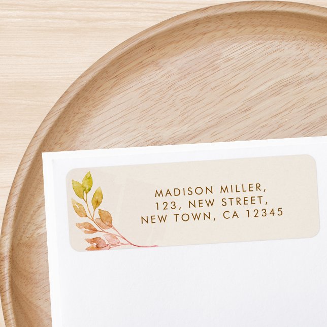 Fall Foliage Return Address  (Creator Uploaded)