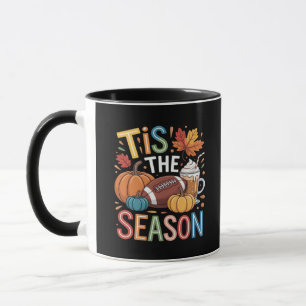 Fall Football Autumn Pumpkin Coffee Lover Mug