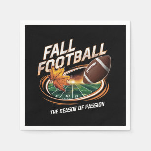 fall football napkin