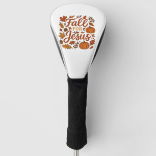 Fall For Jesus Autumn Pumpkin Christian Faith Clas Golf Head Cover