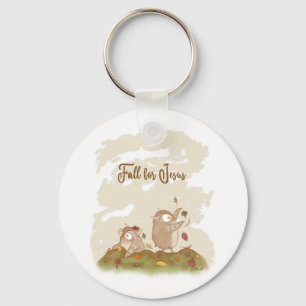 Fall for Jesus Key Chain