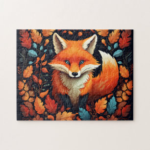 Fall Fox Jigsaw Puzzle