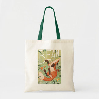 Fall fox tote bag